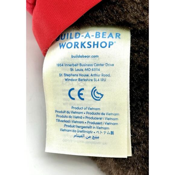 Build A Bear Bucky Badger Mascot University Of Wisconsin Plush 17" W/ Hoodie - Picture 6 of 10